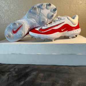 New Metal Nike Alpha Huarache Elite 4 Sz 7.5