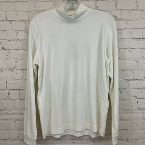 EP Pro Adult Womens 5656FE Size Small Ivory LS Golf Turtleneck Shirt NWT