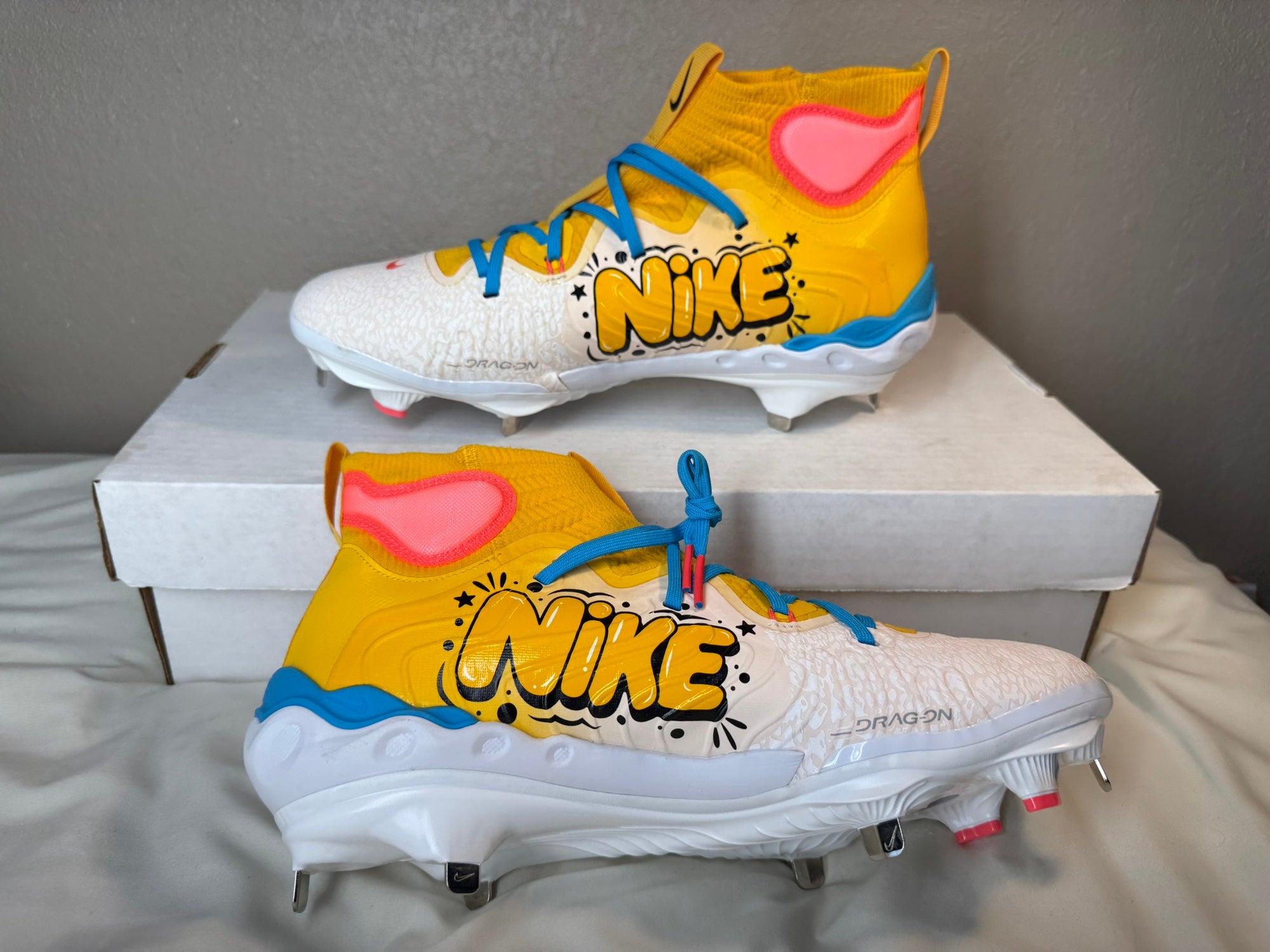 Nike Alpha Huarache NXT Jackson Merrill PE Men Size 15 RBI Baseball Cleats NEW Nike Alpha Huarache NXT Jackson Merrill PE Baseball Cleats  main image 2