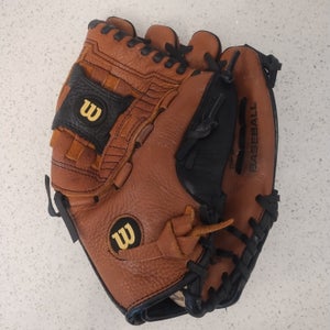 Wilson Select Baseball Glove Brown Black Leather 11 RHT Right Hand Throw