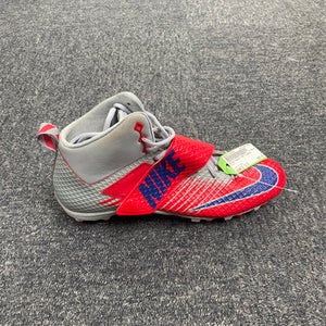 (NEW) Nike Adult FB Cleats Grey Senior 13.5 11602-S000104460