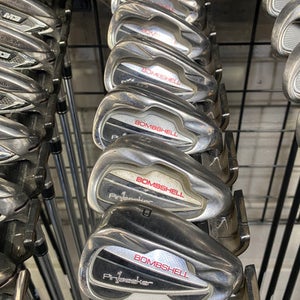 Used Pinseeker BOMBSHELL Mens Iron Set RH 7I-PW 11602-S000105259