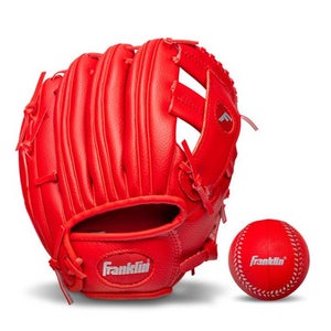 New Franklin RTP T-BALL Glove 9.5" RH RED 11860-FRA22711