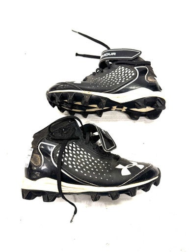 Used Under Armour Jr FB Cleats Black Junior 03 11860-C000287481