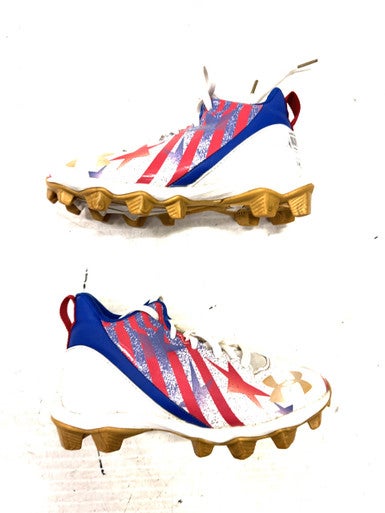 Used Under Armour .CLEAT BB/SB Cleats White Junior 01 11860-S000289527