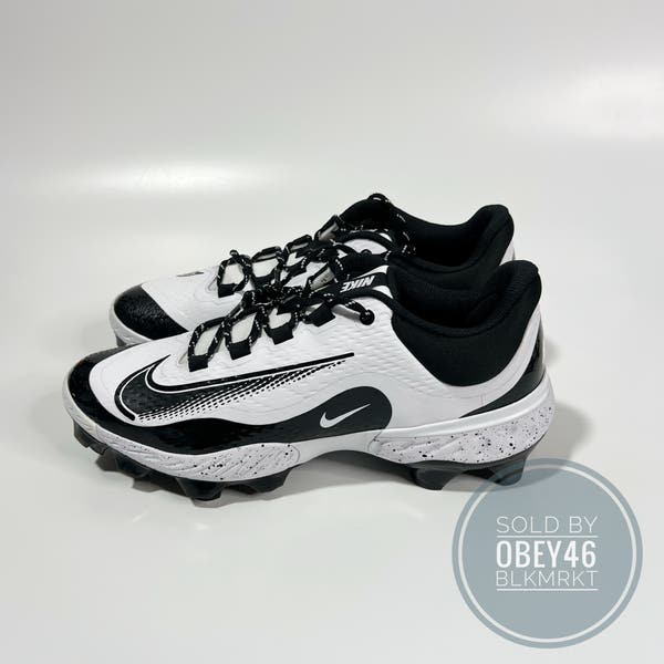 Nike Alpha Huarache Elite 4 Low MCS White/Black 11.5 