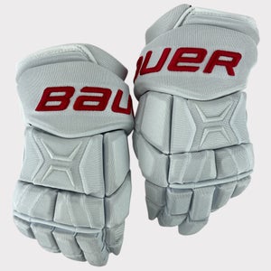 Pro Stock New 14" Bauer Supreme MX3 Detroit Red Wings Stadium Series Hockey Gloves