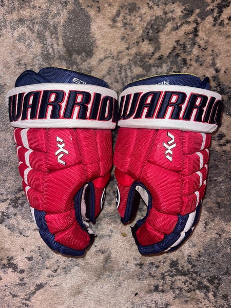 Used Warrior AX1 Pro 15" Pro Stock Gloves Washington Capitals Edmundson