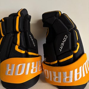 Warrior Covert QR5 30 Gloves 11" (lightly used) (Black and Sport Gold)