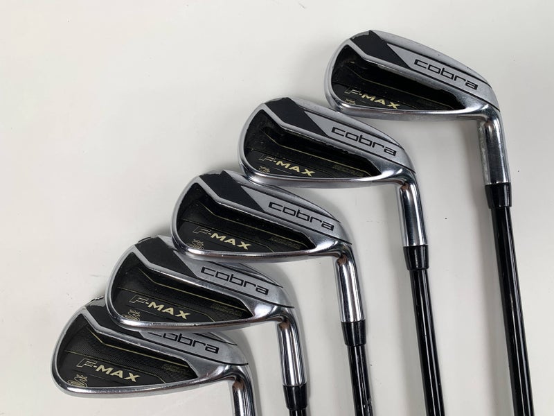 Cobra F-Max Iron Set 6-PW SuperLite 60g Regular Graphite Mens RH Midsize Grips