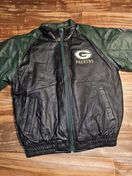 GREEN BAY PACKERS レザージャケット NEW Vintage Green Bay Packers 90s Super Bowl XXXI Pro Player