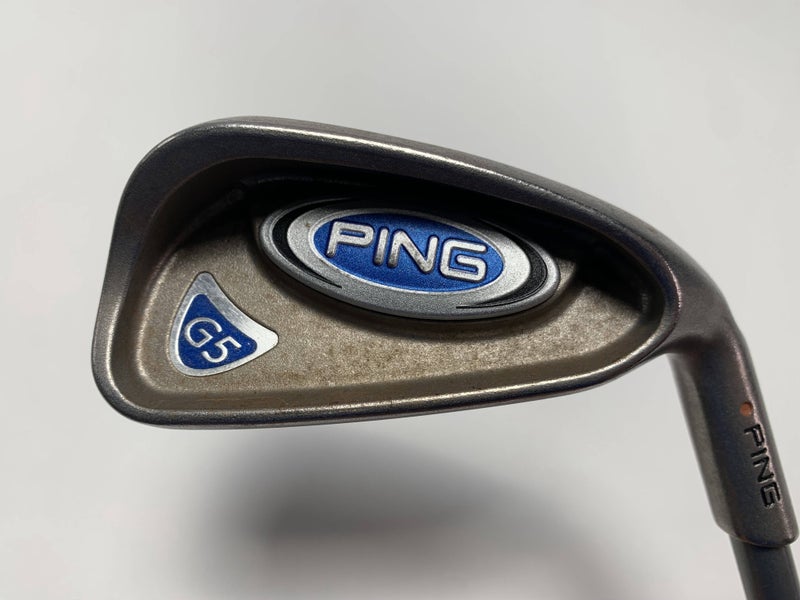 Ping G5 Single 5 Iron Brown Dot 3* Flat TFC 100 I Soft Regular Senior Mens RH