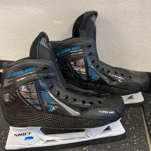 True Stock Two-Piece Pro Hockey Goalie Skates 8 (New)