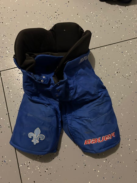 Medium Senior Bauer Blue Hockey Pants
