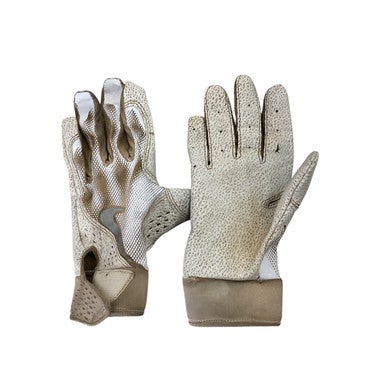 Nike (Used) Large White Batting Gloves