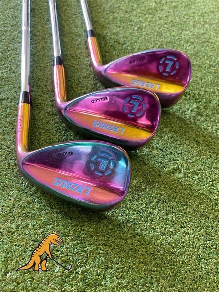 Lazarus Golf Milled Wedge Set 52*, 56*, 60* Wedge Flex Steel