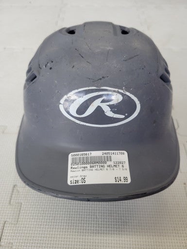 Used Rawlings BATTING HELMET 6 7/8 - 7 5/8 One Size Baseball and Softball Helmets 11708-S000165615