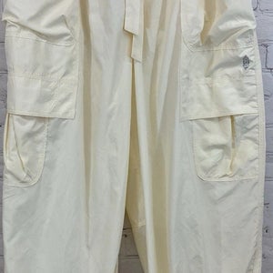 Free People Down To Earth Relaxed Fit Large Drawstring Pant Banana Cuffed Sleeve