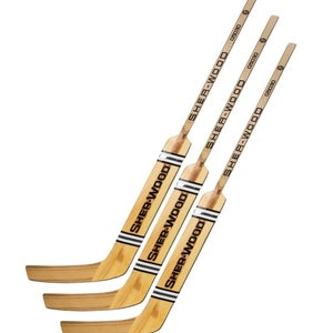 3 New Sherwood G5030 HOF Hockey Goalie RH stick PP41 wood 26 right senior goal