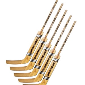 5 New Sherwood G5030 HOF Hockey Goalie RH stick PP41 wood 26 right senior goal
