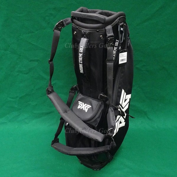 MINT PXG 2020 Black/White Carry Stand Bag w/ Raincover