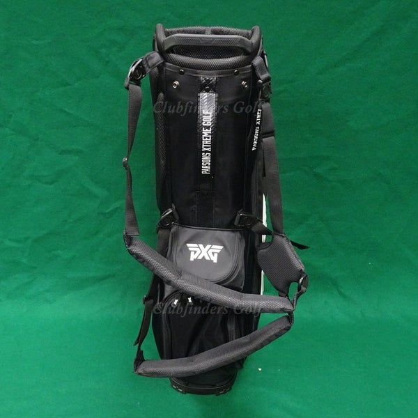 MINT PXG 2020 Black/White Carry Stand Bag w/ Raincover