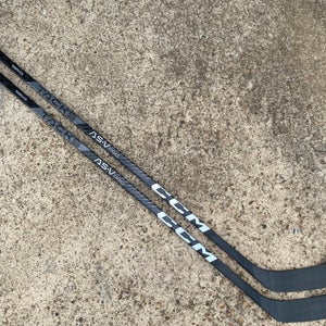 2 PACK CCM AS-V PRO Pro Stock Hockey Stick 90 Flex P90M Left 74052