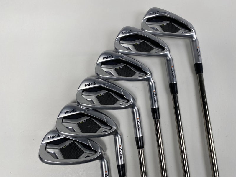 Ping G430 Iron Set 5-PW Orange Dot 2* Flat UST Mamiya Recoil ES 780 F4 Stiff RH