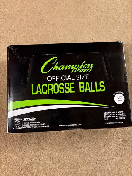 New Champion sports lacrosse balls