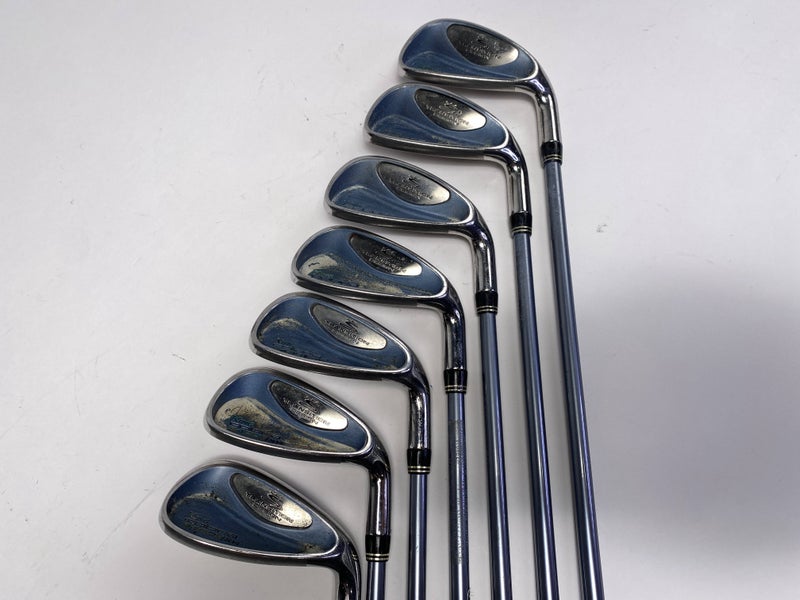 Cobra 3400 I/XH Iron Set 5-PW+SW Graphite Design YS-5.1 Regular Steel Mens RH