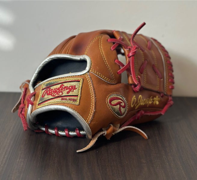Rare gold label Rawlings pro preferred N62 pattern Japanese baseball glove 11.25