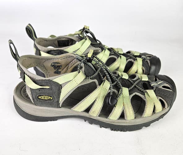 Keen Whisper Light Green Waterproof Sport Sandals Women's Size: 9.5 Hike Trail