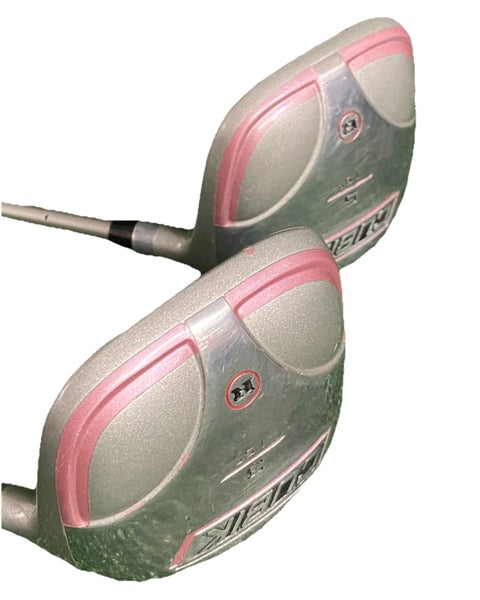 Ram Cubik Fairway Wood Set 3w, 5w RH Women's Low Kick Ladies Graphite New Grips