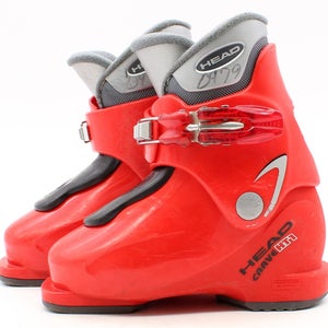 Head Carve HT1 Kids Ski Boots - Size 11.5 / Mondo 17.5 Used
