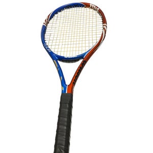 Used Wilson 3LX Adult Tennis Racquet Royal Blue 4 5/8" 11834-S000034396