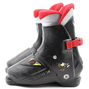 Nordica Super 0.1 Kids Ski Boots - Size 1.5 / Mondo 19.5 Used