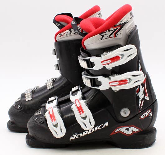 Nordica GP TJ Junior Ski Boots - Size 5.5 / Mondo 23.5 Used