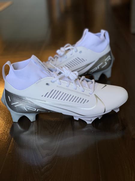 Nike Vapor Edge Pro 360 2 white/platinum cleats men display picture 1