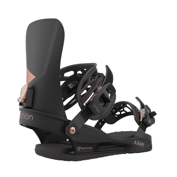 Union Juliet Snowboard Bindings, Womens Large (US Womens 9-11), Black New 2023