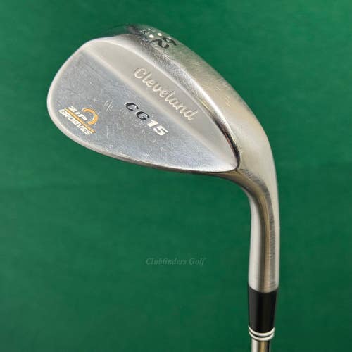 Cleveland CG15 Satin Chrome 62-12 62 Lob Wedge Traction Steel Wedge Flex