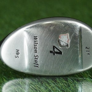 WILSON STAFF HB5 4 HYBRID 4H UST GRAPHITE .370 NANO TECH STIFF 21 RH ~ L@@K!!