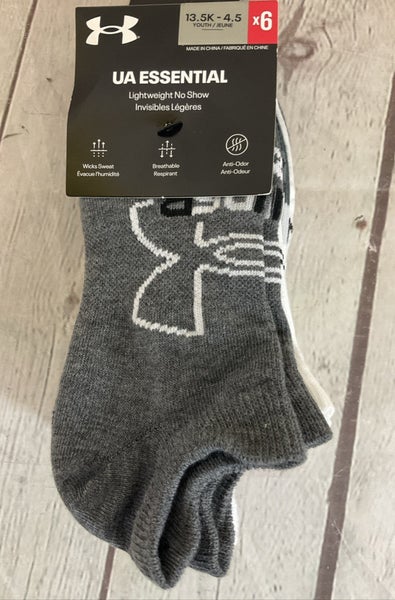 Under Armour Essential Lightweight Arch Support No Show Socks Multicolor Large