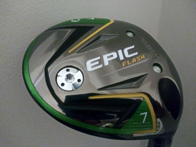 Callaway Epic Flash 7 Wood 21* (EvenFlow Green 65 Regular) 7w Golf Club