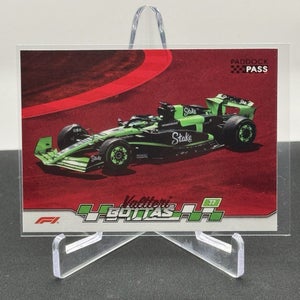 Valtteri Bottas Stake Kick Sauber 2024 Topps F1 Paddock Pass Red Parallel #43