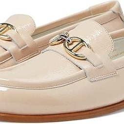 Bruno Magli Sasha BW3SASL17 Loafer Women 6 Ivory Leather Moc Toe Dress Shoe PQ76