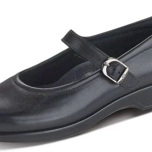 Sas Maria 2160-013 Mary Jane Womens 8 Black Leather Round Toe Comfort Shoes PQ71