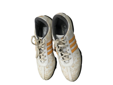 Adidas (Used) Size M 7.5 (W 8.5) White Men's Golf Shoes