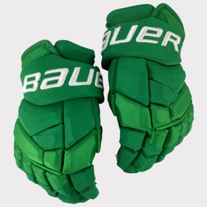 Pro Stock Used 14" Bauer Supreme 2S Pro Toronto Maple Leafs St. Pats Nylander Hockey Gloves