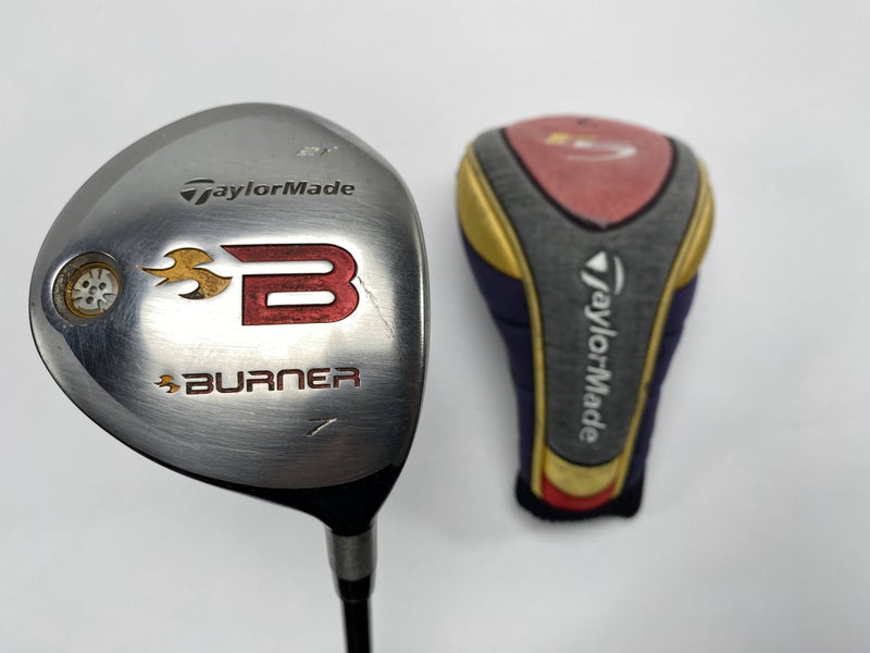 TaylorMade Burner 2008 7 Fairway Wood 21* REAX 49g Stiff Graphite Mens RH HC
