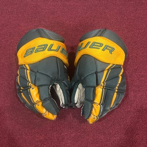 Vermont University Bauer Vapor 1X Pro Lite 15" Pro Stock (Used) Gloves Item#VT1XL